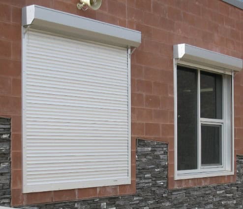 Security Roll Shutter on Window